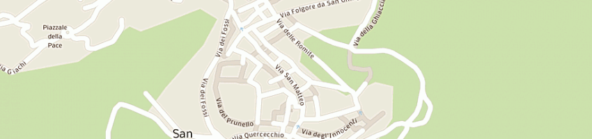 Mappa della impresa ristorante peruca' a SAN GIMIGNANO