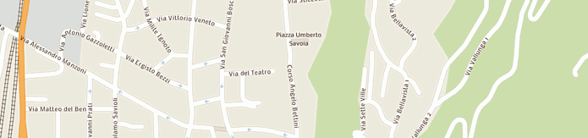 Mappa della impresa ristorante bar teatro a ROVERETO