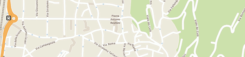 Mappa della impresa gioielleria tiziana a ROVERETO
