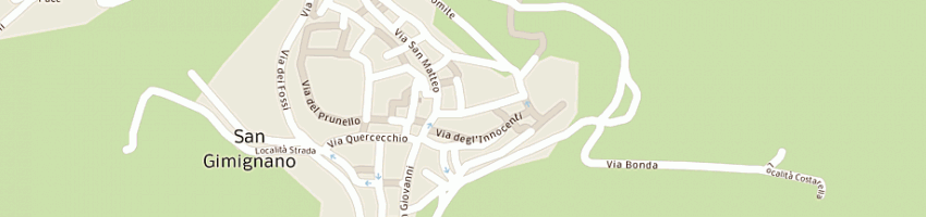 Mappa della impresa bar la cisterna a SAN GIMIGNANO