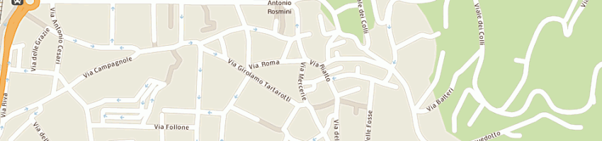 Mappa della impresa ditta antonio fedeli a ROVERETO