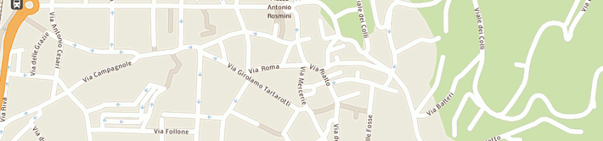 Mappa della impresa casa del corredo a ROVERETO