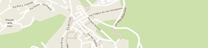Mappa della impresa scuola di musica il pentagramma a SAN GIMIGNANO