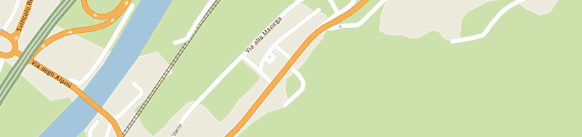 Mappa della impresa carrozzeria micheli e c snc a TRENTO