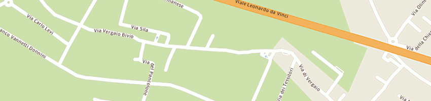 Mappa della impresa maglificio silva a PRATO