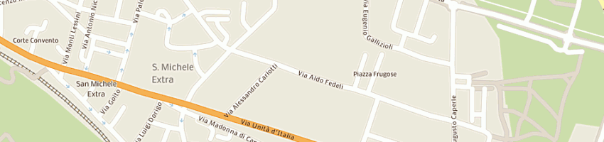 Mappa della impresa bocciofila san michele a VERONA