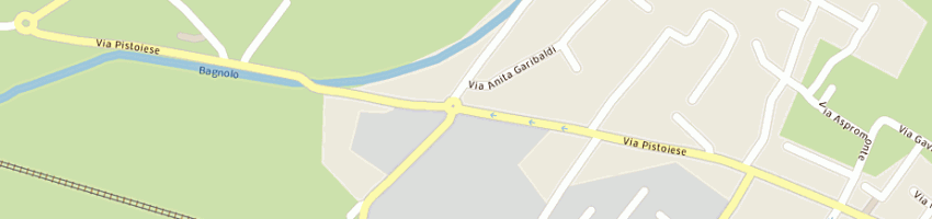Mappa della impresa nesi paolo gilberto a PRATO