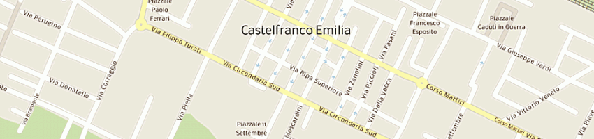Mappa della impresa malferrari (snc) a CASTELFRANCO EMILIA