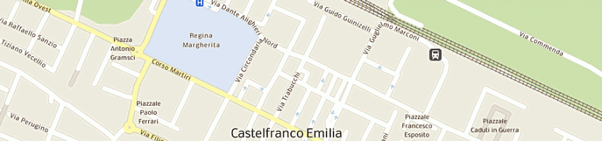 Mappa della impresa maria metello emanuele di casarini metello e c snc a CASTELFRANCO EMILIA