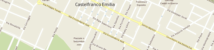 Mappa della impresa lambertini (srl) a CASTELFRANCO EMILIA