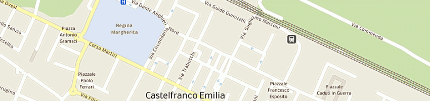 Mappa della impresa tassinari a CASTELFRANCO EMILIA