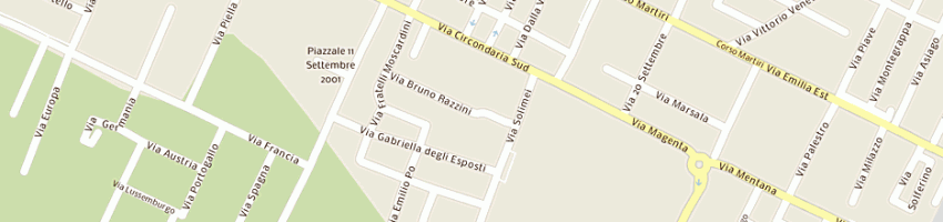 Mappa della impresa cromatura lombarda sas a CASTELFRANCO EMILIA