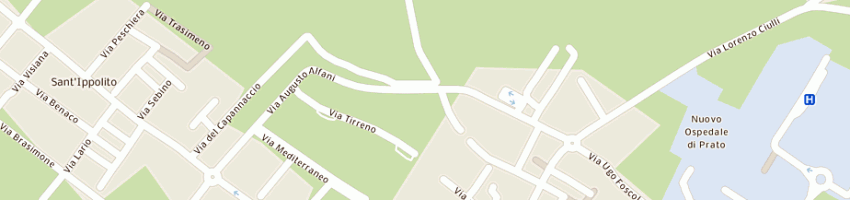 Mappa della impresa creazioni ga di aldinucci gianluca a PRATO