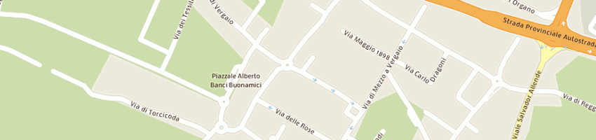 Mappa della impresa ferri riccardo a PRATO