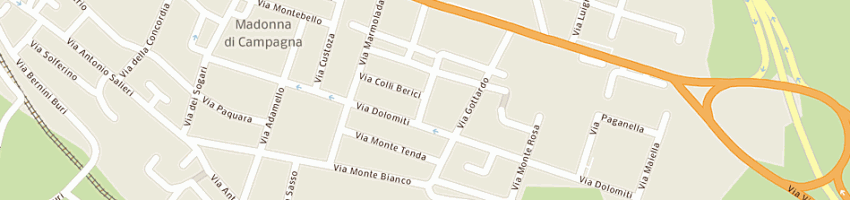 Mappa della impresa bi-effe srl a VERONA