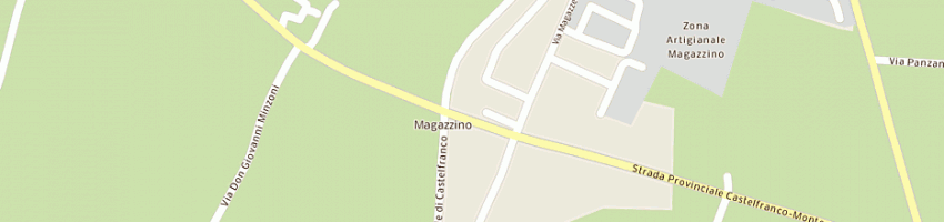 Mappa della impresa caselli massimo a SAVIGNANO SUL PANARO