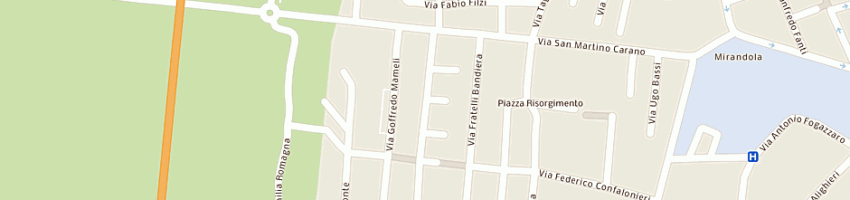 Mappa della impresa siviero paolo e c sas a MIRANDOLA