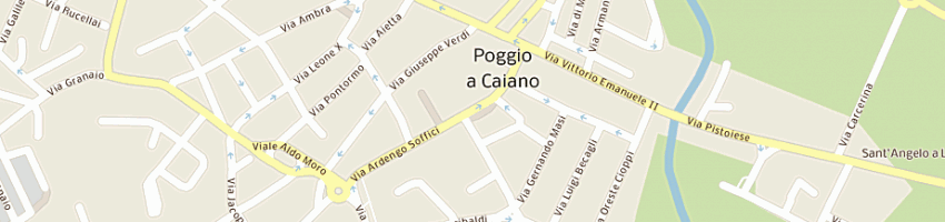 Mappa della impresa cariprato - cassa di risparmio di prato spa a POGGIO A CAIANO