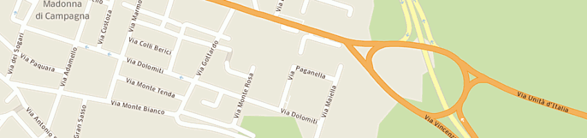 Mappa della impresa piacentini luigi a VERONA