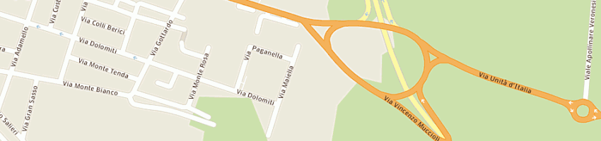 Mappa della impresa parrucchiere per uomo antonio bonente a VERONA