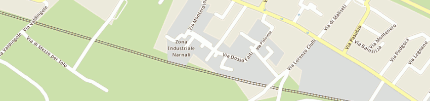 Mappa della impresa termoidraulica piemme di botta p e c snc a PRATO
