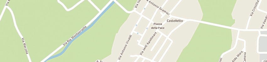 Mappa della impresa immobiliare rdm snc di migliori mirella e c a CASTELLO DI SERRAVALLE