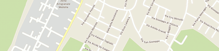 Mappa della impresa pincelli marco a MEDOLLA