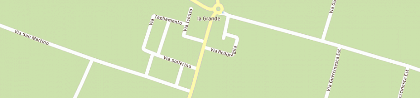 Mappa della impresa pizzeria la grande a NONANTOLA