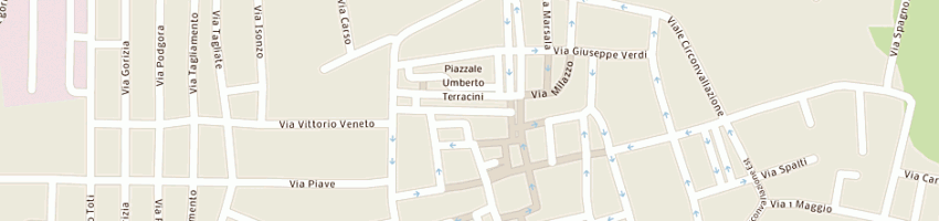 Mappa della impresa autoscuola la fenice a MIRANDOLA
