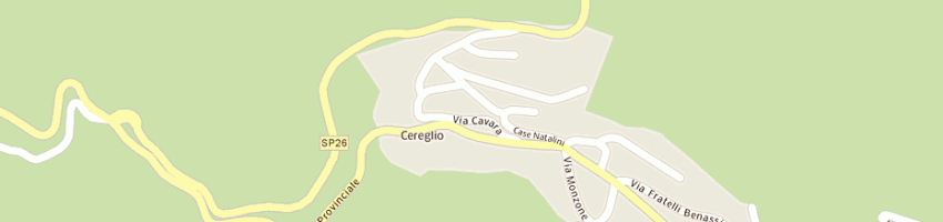 Mappa della impresa bar guido di benassi ivana a VERGATO