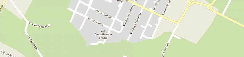 Mappa della impresa snc dondi di dondi gianni e c a CASTELFRANCO EMILIA