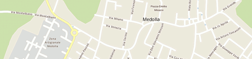Mappa della impresa torrefazione caffe'pele'snc di roncadi ivo e c a MEDOLLA