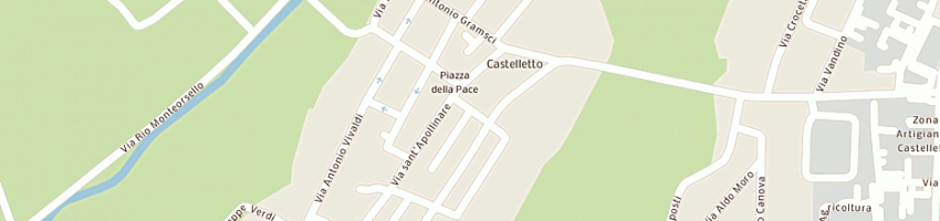 Mappa della impresa comunione incidentale eredi di zanna otello a CASTELLO DI SERRAVALLE