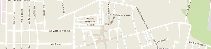 Mappa della impresa bosi claudia e c snc a MIRANDOLA
