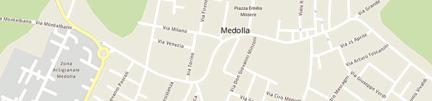 Mappa della impresa nuovi colori deveal snc di calzolari delfo e c a MEDOLLA