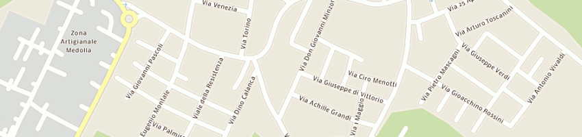 Mappa della impresa bortoli sergio srl a MEDOLLA