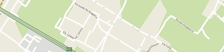 Mappa della impresa fibre gorini (sas) a PRATO