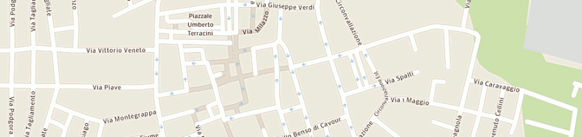 Mappa della impresa pozzetti paola e facchini anna snc a MIRANDOLA