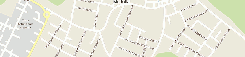 Mappa della impresa calanca carlo a MEDOLLA