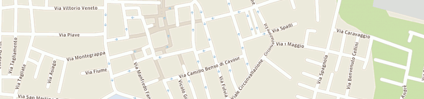 Mappa della impresa polizia a MIRANDOLA