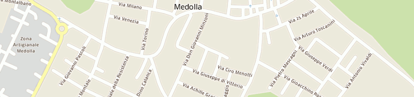 Mappa della impresa volponi angelo a MEDOLLA