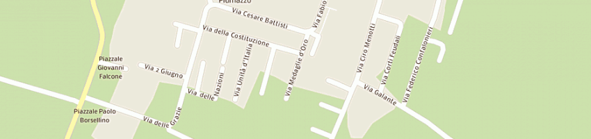 Mappa della impresa machi' coperture di polidori cinzia a CASTELFRANCO EMILIA