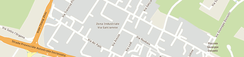 Mappa della impresa tex fibre srl a PRATO