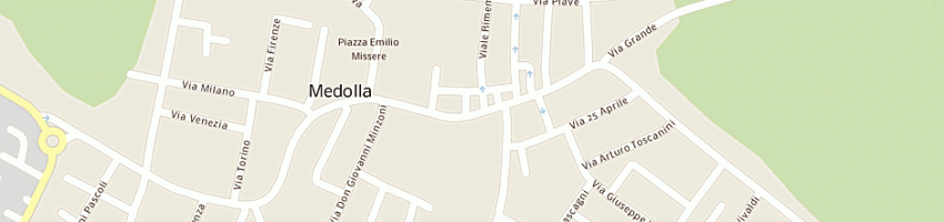 Mappa della impresa vincenzi paolo a MEDOLLA