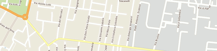 Mappa della impresa sabattini sandra a MIRANDOLA