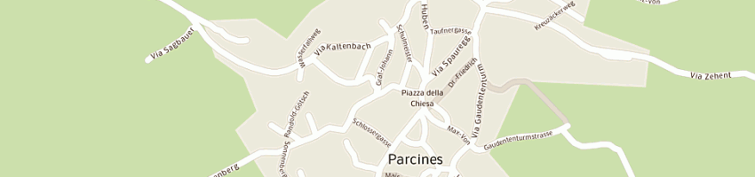 Mappa della impresa hotel an der stachelburg a PARCINES