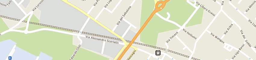 Mappa della impresa lavanderia new service di da rold gianluca e c a PRATO