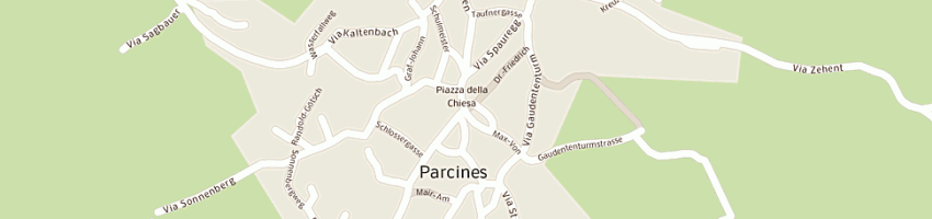 Mappa della impresa pircher franz e c (sas) a PARCINES