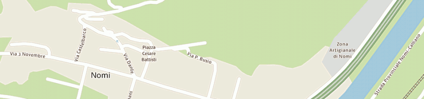 Mappa della impresa bisigato mariano a NOMI
