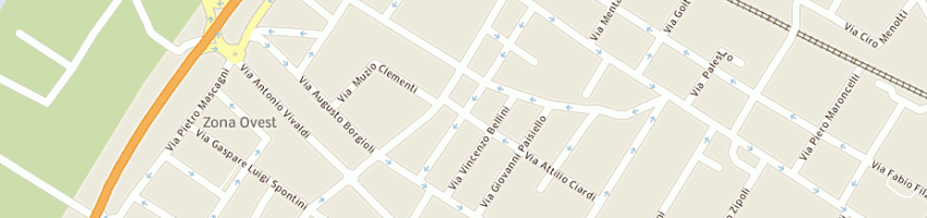Mappa della impresa poste italiane spa - filiale di prato a PRATO